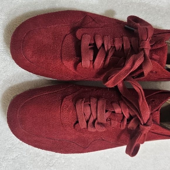 NIKE 2015 Air Max's Royal Gym Red Suede & Leather Men's Size 7.5  Sneakers Shoes - Picture 4 of 6